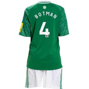 Koszulka piłkarska Newcastle United Sven Botman #4 Koszulka Wyjazdowej dziecięce 2025-26 +Krótkie Spodenk