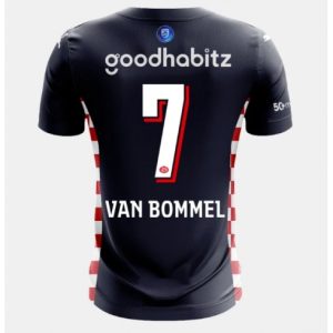 Koszulka piłkarska PSV Eindhoven Ruben van Bommel #7 Koszulka Wyjazdowej 2025-26 Krótki Rękaw Koszulka piłkarska PSV Eindhoven Ruben van Bommel #7 Koszulka Wyjazdowej 2025-26 Krótki Rękaw