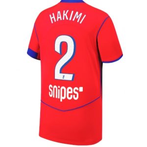 Koszulka piłkarska Paris Saint-Germain Achraf Hakimi #2 Koszulka Trzeciej 2025-26 Krótki Rękaw