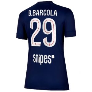 Koszulka piłkarska Paris Saint-Germain Bradley Barcola #29 Koszulka Podstawowej damskie 2025-26 Krótki Rękaw
