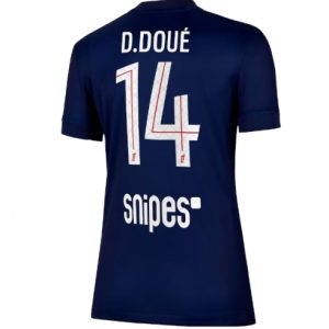 Koszulka piłkarska Paris Saint-Germain Desire Doue #14 Koszulka Podstawowej damskie 2025-26 Krótki Rękaw