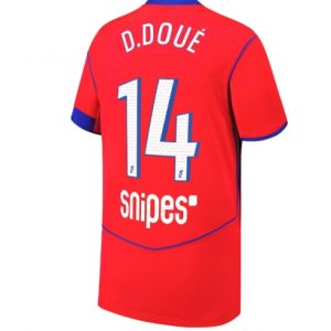 Koszulka piłkarska Paris Saint-Germain Desire Doue #14 Koszulka Trzeciej 2025-26 Krótki Rękaw