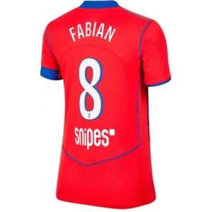 Koszulka piłkarska Paris Saint-Germain Fabian Ruiz #8 Koszulka Trzeciej damskie 2025-26 Krótki Rękaw