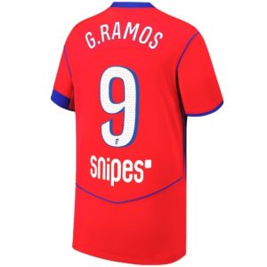 Koszulka piłkarska Paris Saint-Germain Goncalo Ramos #9 Koszulka Trzeciej 2025-26 Krótki Rękaw