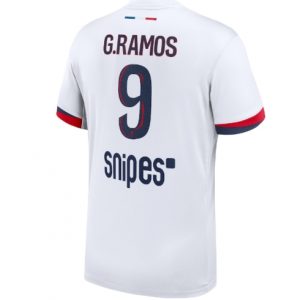 Koszulka piłkarska Paris Saint-Germain Goncalo Ramos #9 Koszulka Wyjazdowej 2025-26 Krótki Rękaw