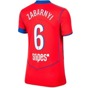 Koszulka piłkarska Paris Saint-Germain Illia Zabarnyi #6 Koszulka Trzeciej damskie 2025-26 Krótki Rękaw