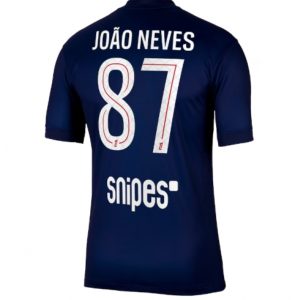 Koszulka piłkarska Paris Saint-Germain Joao Neves #87 Koszulka Podstawowej 2025-26 Krótki Rękaw