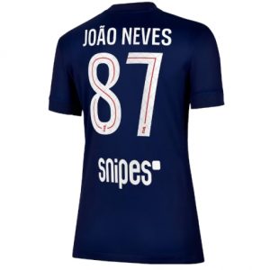 Koszulka piłkarska Paris Saint-Germain Joao Neves #87 Koszulka Podstawowej damskie 2025-26 Krótki Rękaw