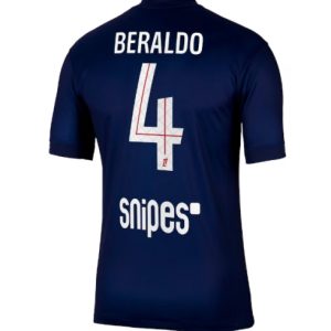Koszulka piłkarska Paris Saint-Germain Lucas Beraldo #4 Koszulka Podstawowej 2025-26 Krótki Rękaw