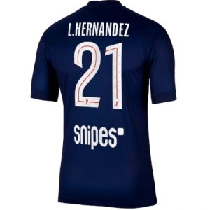Koszulka piłkarska Paris Saint-Germain Lucas Hernandez #21 Koszulka Podstawowej 2025-26 Krótki Rękaw