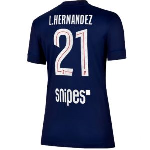 Koszulka piłkarska Paris Saint-Germain Lucas Hernandez #21 Koszulka Podstawowej damskie 2025-26 Krótki Rękaw