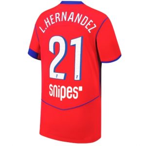 Koszulka piłkarska Paris Saint-Germain Lucas Hernandez #21 Koszulka Trzeciej 2025-26 Krótki Rękaw