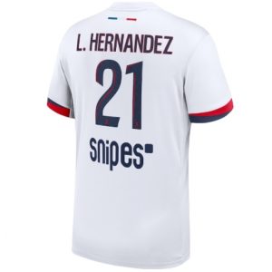 Koszulka piłkarska Paris Saint-Germain Lucas Hernandez #21 Koszulka Wyjazdowej 2025-26 Krótki Rękaw