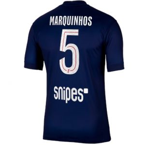 Koszulka piłkarska Paris Saint-Germain Marquinhos #5 Koszulka Podstawowej 2025-26 Krótki Rękaw