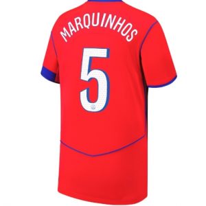 Koszulka piłkarska Paris Saint-Germain Marquinhos #5 Koszulka Trzeciej 2025-26 Krótki Rękaw