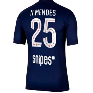 Koszulka piłkarska Paris Saint-Germain Nuno Mendes #25 Koszulka Podstawowej 2025-26 Krótki Rękaw