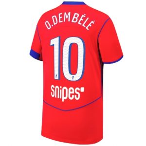 Koszulka piłkarska Paris Saint-Germain Ousmane Dembele #10 Koszulka Trzeciej 2025-26 Krótki Rękaw