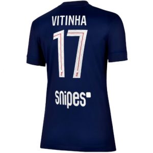 Koszulka piłkarska Paris Saint-Germain Vitinha #17 Koszulka Podstawowej damskie 2025-26 Krótki Rękaw
