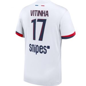 Koszulka piłkarska Paris Saint-Germain Vitinha #17 Koszulka Wyjazdowej 2025-26 Krótki Rękaw