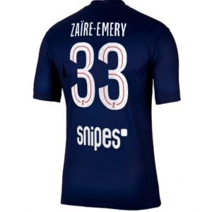 Koszulka piłkarska Paris Saint-Germain Warren Zaire-Emery #33 Koszulka Podstawowej 2025-26 Krótki Rękaw