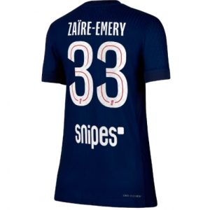 Koszulka piłkarska Paris Saint-Germain Warren Zaire-Emery #33 Koszulka Podstawowej damskie 2025-26 Krótki Rękaw