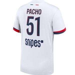 Koszulka piłkarska Paris Saint-Germain Willian Pacho #51 Koszulka Wyjazdowej 2025-26 Krótki Rękaw