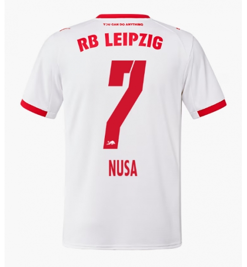 Koszulka piłkarska RB Leipzig Antonio Nusa #7 Koszulka Podstawowej 2025-26 Krótki Rękaw Koszulka piłkarska RB Leipzig Antonio Nusa #7 Koszulka Podstawowej 2025-26 Krótki Rękaw