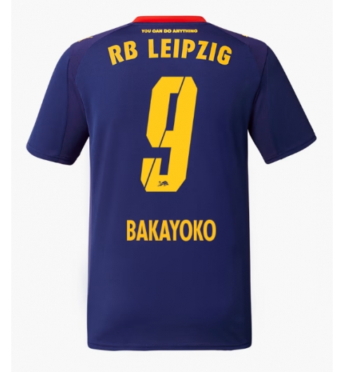 Koszulka piłkarska RB Leipzig Johan Bakayoko #9 Koszulka Wyjazdowej 2025-26 Krótki Rękaw Koszulka piłkarska RB Leipzig Johan Bakayoko #9 Koszulka Wyjazdowej 2025-26 Krótki Rękaw