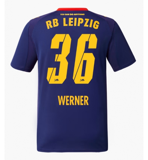 Koszulka piłkarska RB Leipzig Timo Werner #36 Koszulka Wyjazdowej 2025-26 Krótki Rękaw Koszulka piłkarska RB Leipzig Timo Werner #36 Koszulka Wyjazdowej 2025-26 Krótki Rękaw