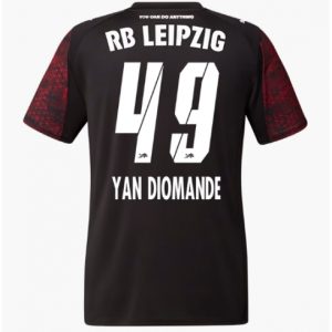 Koszulka piłkarska RB Leipzig Yan Diomande #49 Koszulka Trzeciej 2025-26 Krótki Rękaw Koszulka piłkarska RB Leipzig Yan Diomande #49 Koszulka Trzeciej 2025-26 Krótki Rękaw