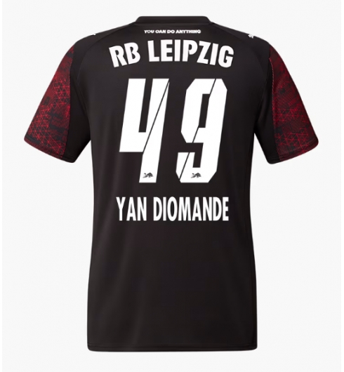 Koszulka piłkarska RB Leipzig Yan Diomande #49 Koszulka Trzeciej 2025-26 Krótki Rękaw Koszulka piłkarska RB Leipzig Yan Diomande #49 Koszulka Trzeciej 2025-26 Krótki Rękaw