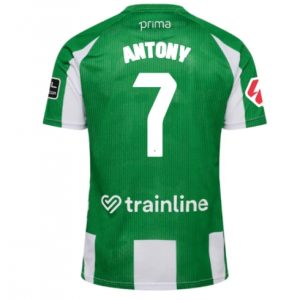 Koszulka piłkarska Real Betis Antony #7 Koszulka Podstawowej 2025-26 Krótki Rękaw Koszulka piłkarska Real Betis Antony #7 Koszulka Podstawowej 2025-26 Krótki Rękaw