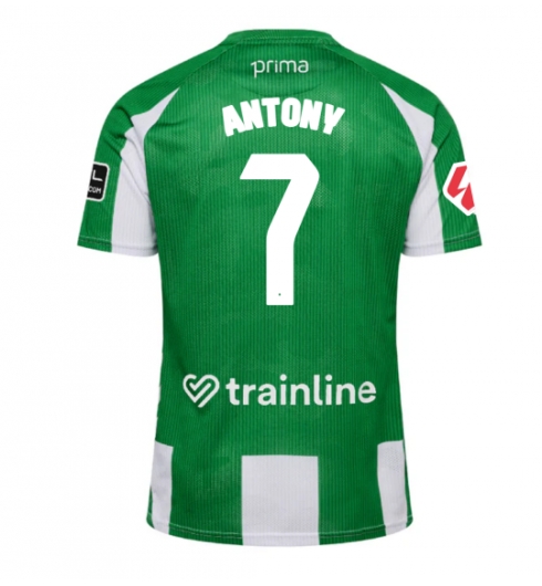 Koszulka piłkarska Real Betis Antony #7 Koszulka Podstawowej 2025-26 Krótki Rękaw Koszulka piłkarska Real Betis Antony #7 Koszulka Podstawowej 2025-26 Krótki Rękaw