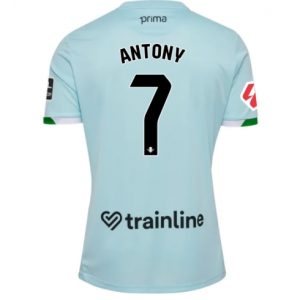 Koszulka piłkarska Real Betis Antony #7 Koszulka Wyjazdowej 2025-26 Krótki Rękaw Koszulka piłkarska Real Betis Antony #7 Koszulka Wyjazdowej 2025-26 Krótki Rękaw