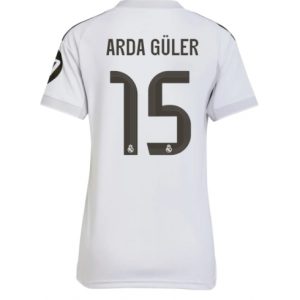 Koszulka piłkarska Real Madrid Arda Guler #15 Koszulka Podstawowej damskie 2025-26 Krótki Rękaw