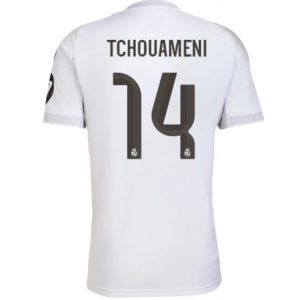 Koszulka piłkarska Real Madrid Aurelien Tchouameni #14 Koszulka Podstawowej 2025-26 Krótki Rękaw