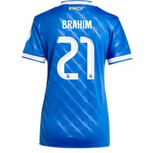 Koszulka piłkarska Real Madrid Brahim Diaz #21 Koszulka Trzeciej damskie 2025-26 Krótki Rękaw