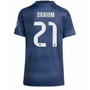 Koszulka piłkarska Real Madrid Brahim Diaz #21 Koszulka Wyjazdowej damskie 2025-26 Krótki Rękaw