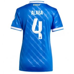 Koszulka piłkarska Real Madrid David Alaba #4 Koszulka Trzeciej damskie 2025-26 Krótki Rękaw