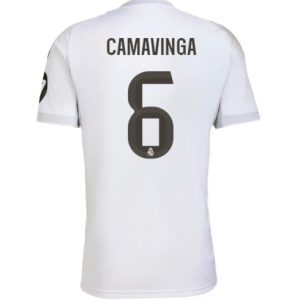 Koszulka piłkarska Real Madrid Eduardo Camavinga #6 Koszulka Podstawowej 2025-26 Krótki Rękaw