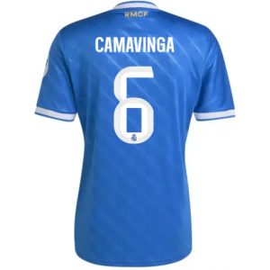 Koszulka piłkarska Real Madrid Eduardo Camavinga #6 Koszulka Trzeciej 2025-26 Krótki Rękaw