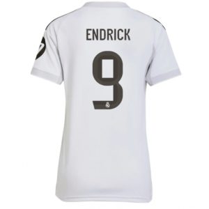 Koszulka piłkarska Real Madrid Endrick #9 Koszulka Podstawowej damskie 2025-26 Krótki Rękaw
