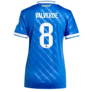 Koszulka piłkarska Real Madrid Federico Valverde #8 Koszulka Trzeciej damskie 2025-26 Krótki Rękaw