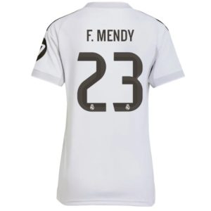 Koszulka piłkarska Real Madrid Ferland Mendy #23 Koszulka Podstawowej damskie 2025-26 Krótki Rękaw