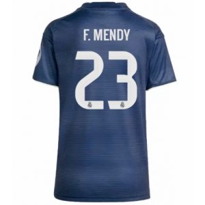 Koszulka piłkarska Real Madrid Ferland Mendy #23 Koszulka Wyjazdowej damskie 2025-26 Krótki Rękaw