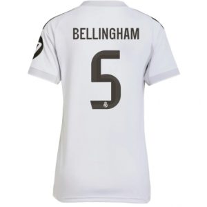 Koszulka piłkarska Real Madrid Jude Bellingham #5 Koszulka Podstawowej damskie 2025-26 Krótki Rękaw