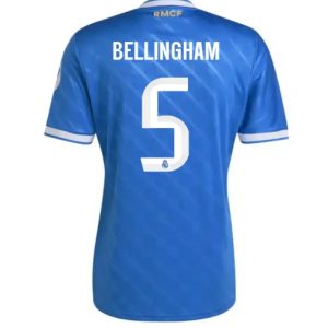 Koszulka piłkarska Real Madrid Jude Bellingham #5 Koszulka Trzeciej 2025-26 Krótki Rękaw