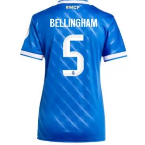 Koszulka piłkarska Real Madrid Jude Bellingham #5 Koszulka Trzeciej damskie 2025-26 Krótki Rękaw