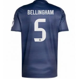 Koszulka piłkarska Real Madrid Jude Bellingham #5 Koszulka Wyjazdowej 2025-26 Krótki Rękaw