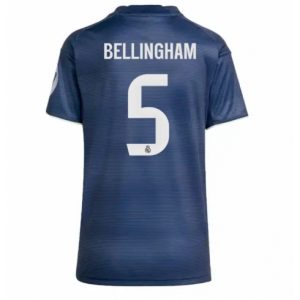 Koszulka piłkarska Real Madrid Jude Bellingham #5 Koszulka Wyjazdowej damskie 2025-26 Krótki Rękaw